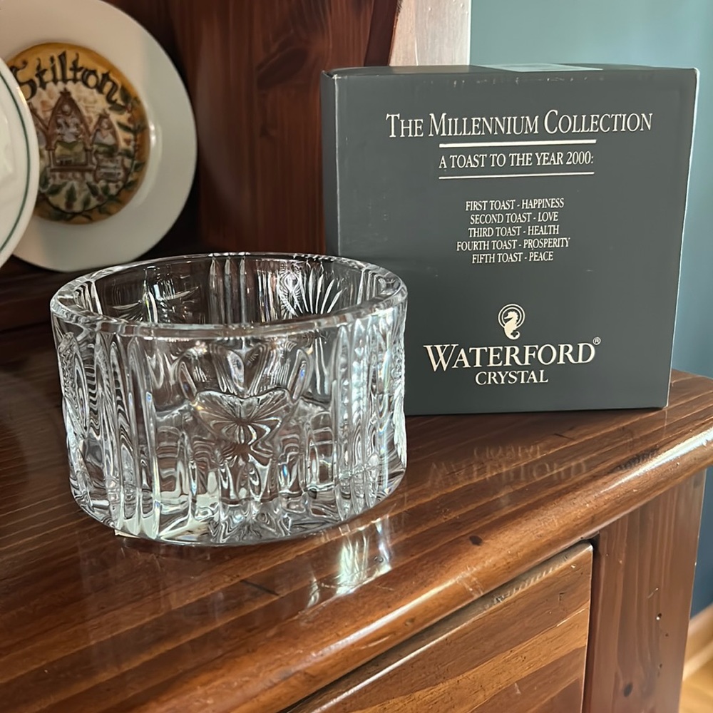Waterford Crystal Millennium Collection champagne/wine coaster
